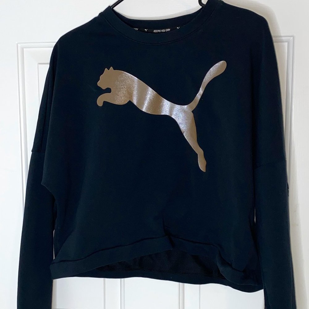 Puma Black Dri Fit Sweatshirt
